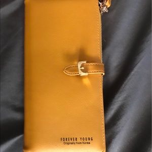 Mustard yellow wallet